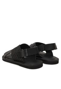 Emporio Armani Sandały EM004323 AF25617 MC012 Czarny. Kolor: czarny. Materiał: skóra #6