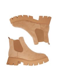 DeeZee Sztyblety Y8141-3 Beżowy. Kolor: beżowy. Materiał: syntetyk, materiał