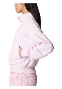 columbia - Bluza damska Columbia Marble Canyon French Terry Quarter Zip. Kolor: różowy. Materiał: bawełna, poliester