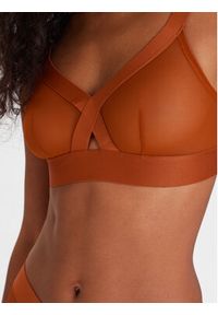 DKNY Biustonosz bezfiszbinowy DK4084 Brązowy. Kolor: brązowy. Materiał: syntetyk #4