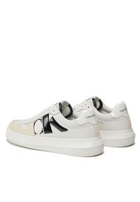 Calvin Klein Jeans Sneakersy Chunky Cupsole Lth Nbs Dc YM0YM00897 Biały. Kolor: biały