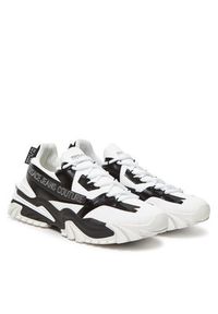 Versace Jeans Couture Sneakersy 78YA3SI8 Biały. Kolor: biały. Materiał: skóra