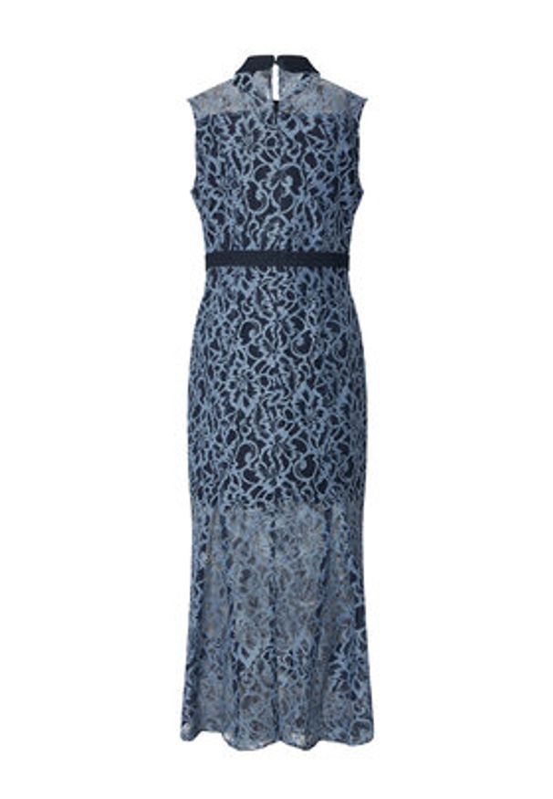 French Connection Sukienka koktajlowa 719A0 Granatowy Regular Fit. Kolor: niebieski. Materiał: syntetyk. Styl: wizytowy