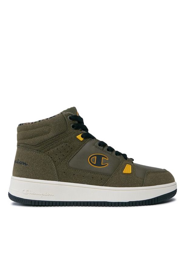 Champion Sneakersy Rebound Mid Winterized Mid Cut Shoe S22131-GS521 Khaki. Kolor: brązowy. Materiał: skóra