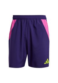 Adidas - Szorty Generation Predator Downtime. Kolor: fioletowy. Materiał: materiał. Sport: piłka nożna