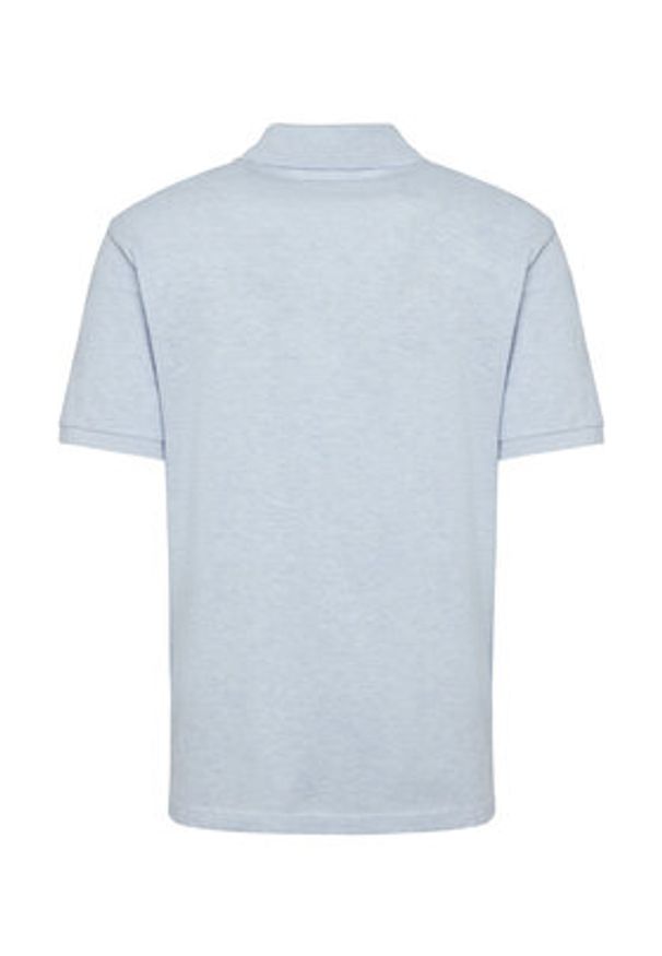 Lacoste Polo PH4012 Błękitny Slim Fit. Typ kołnierza: polo. Kolor: niebieski. Materiał: bawełna