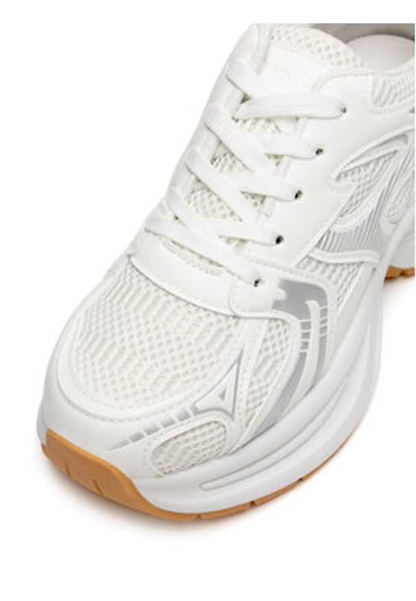 DeeZee Sneakersy WSS21540-01 Biały. Kolor: biały. Materiał: materiał, syntetyk