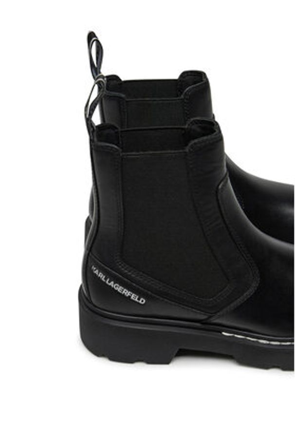 Karl Lagerfeld - KARL LAGERFELD Sztyblety KL40460 Czarny. Kolor: czarny. Materiał: skóra