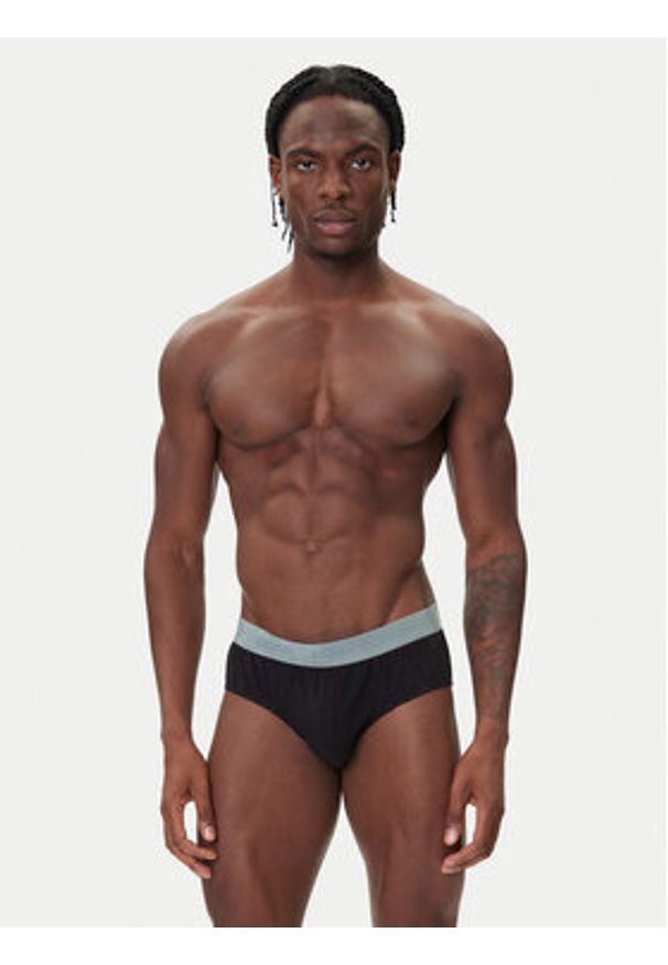 Hugo - HUGO Komplet slipów 50532570 Czarny. Kolor: czarny. Materiał: bawełna