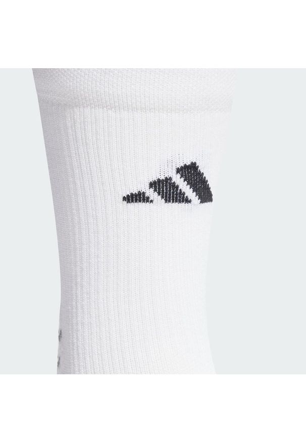 Adidas - Skarpety adidas Football GRIP Printed Cushioned Crew Performance. Kolor: biały, wielokolorowy, czarny. Materiał: materiał. Sport: piłka nożna