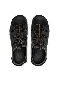 skechers - Skechers Sandały Tresmen-Menard 205113/BLK Czarny. Kolor: czarny. Materiał: skóra #4