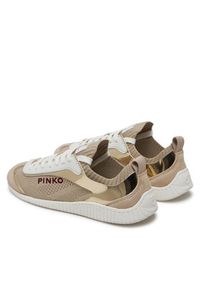 Pinko - PINKO Sneakersy Reby 03 SS0061 T026 Beżowy. Kolor: beżowy. Materiał: materiał #3