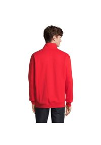 SOL'S - Bluza Rozpinana Unisex Dla Dorosłych Conrad Quarter Zip. Kolor: czerwony