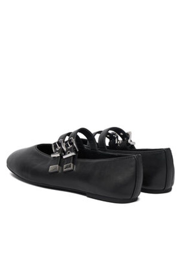 MICHAEL Michael Kors Baleriny Rowen Flex Ballet 40R6RWFP1L Czarny. Kolor: czarny. Materiał: skóra