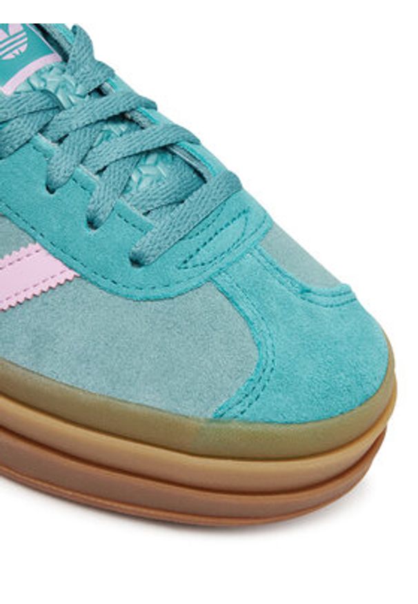 Adidas - adidas Sneakersy Gazelle Bold JS3894 Turkusowy. Kolor: turkusowy. Materiał: zamsz, skóra. Model: Adidas Gazelle
