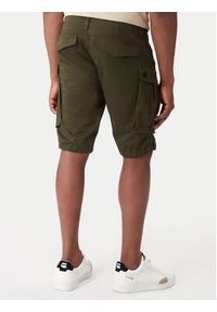 G-Star RAW - G-Star Raw Szorty materiałowe Rovic Zip D26214-5126 6059 Khaki Relaxed Fit. Kolor: brązowy. Materiał: bawełna #4