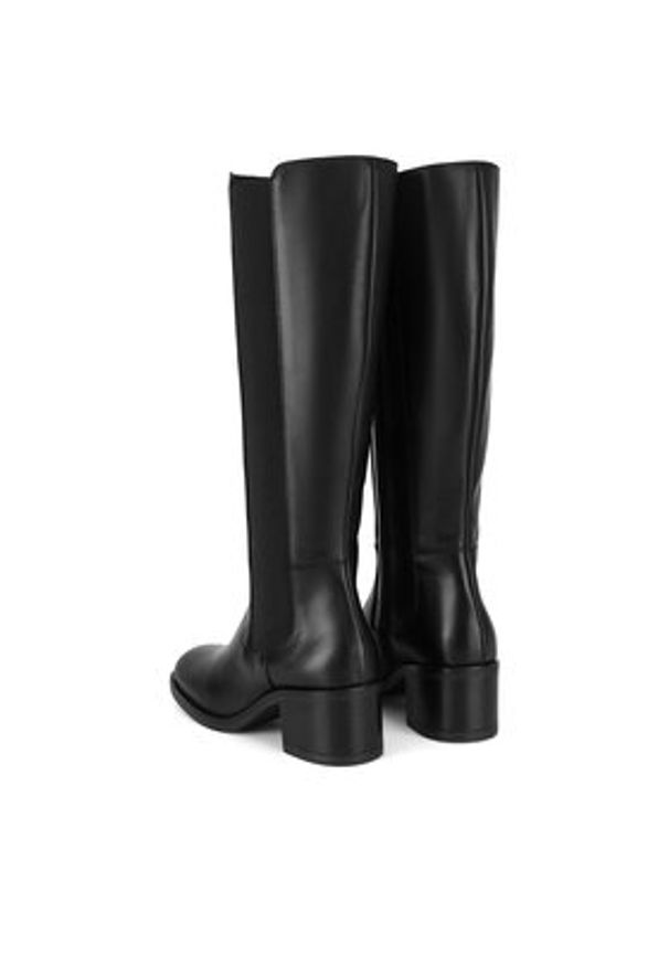 Gino Rossi Kozaki ELSA-24665RO Czarny. Kolor: czarny. Materiał: syntetyk
