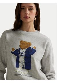 Polo Ralph Lauren Bluza 211972794001 Szary Relaxed Fit. Typ kołnierza: polo. Kolor: szary. Materiał: bawełna #5