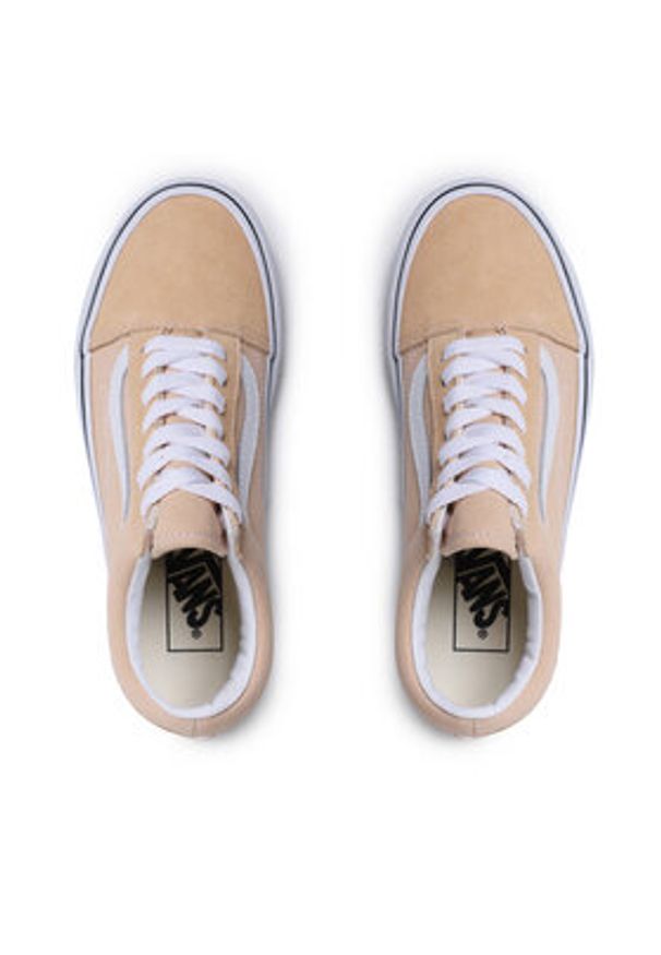 Vans Tenisówki Old Skool VN0007NTBLP1 Żółty. Kolor: żółty. Materiał: zamsz, skóra