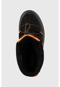Moon Boot śniegowce dziecięce MOON BOOT JR BOY SPORT kolor czarny. Nosek buta: okrągły. Kolor: czarny. Materiał: guma. Szerokość cholewki: normalna. Styl: sportowy #3