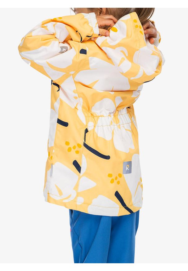 Dziewczęca kurtka wodoodporna Reima Anise. Kolor: pomarańczowy, żółty, wielokolorowy, zielony