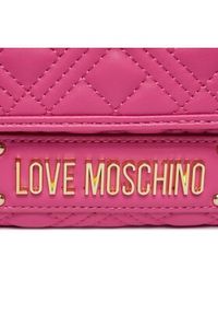 Love Moschino - LOVE MOSCHINO Torebka JC4163PP0HLA0604 Różowy. Kolor: różowy. Materiał: skórzane
