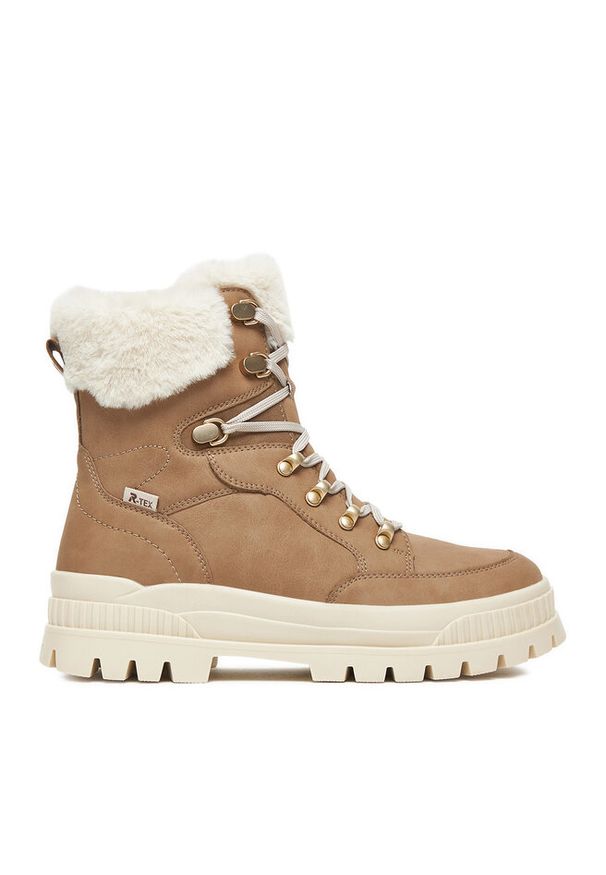 Trzewiki Rieker. Kolor: beżowy