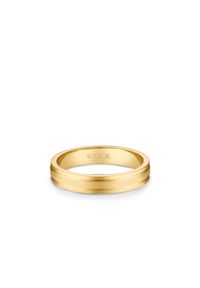 W.KRUK - Obrączka ślubna złota SENSI. Materiał: złote. Kolor: złoty. Wzór: gładki