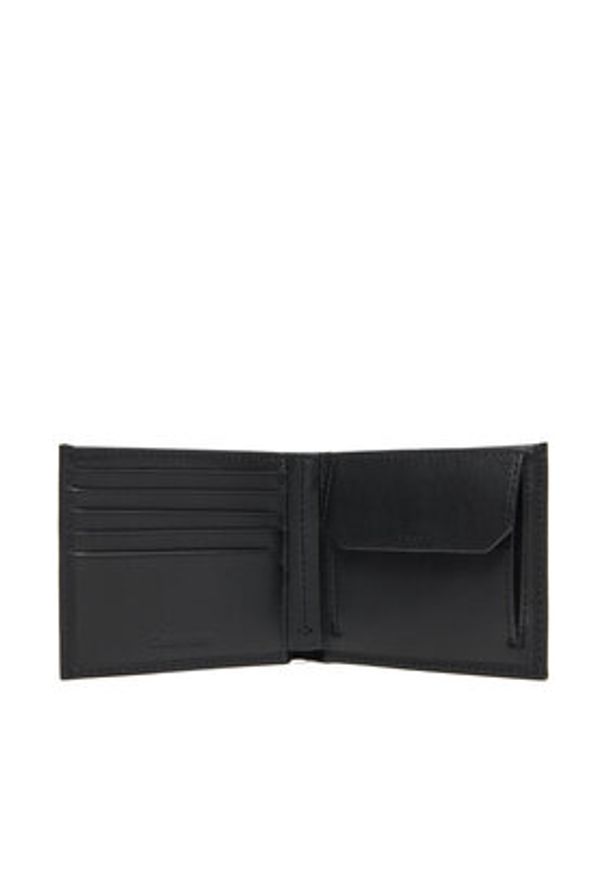 Calvin Klein Portfel męski Ck Must Billfold W Coin LV04D1043G Czarny. Kolor: czarny. Materiał: skóra
