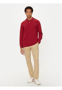 U.S. Polo Assn. Polo MUP2255 Czerwony Regular Fit. Typ kołnierza: polo. Kolor: czerwony. Materiał: bawełna #2