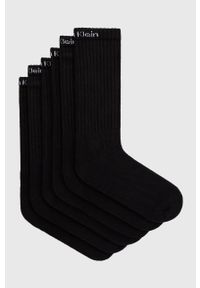 Calvin Klein Skarpetki (6-pack) męskie kolor czarny. Kolor: czarny