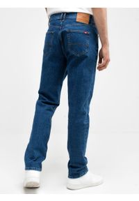 Big-Star - Spodnie jeans męskie z linii Authentic 500. Kolor: niebieski. Styl: vintage, klasyczny #5