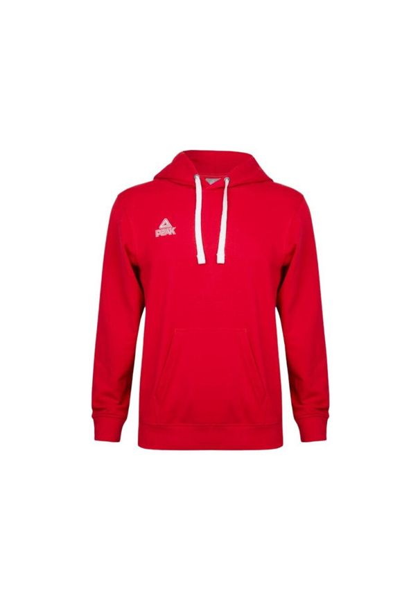 PEAK - Bluza z kapturem Peak élite. Typ kołnierza: kaptur. Kolor: czerwony. Materiał: poliester, bawełna. Sport: fitness, koszykówka