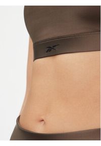 Reebok Biustonosz sportowy Holiday Lux IL4590 Zielony. Kolor: zielony. Materiał: syntetyk
