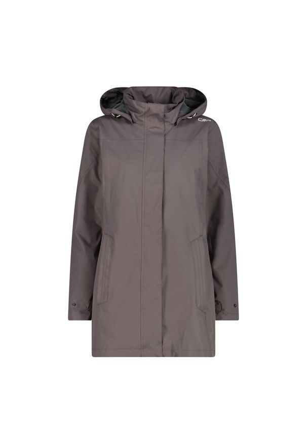 Płaszcz damski turystyczne CMP 39X6646. Kolor: brązowy. Sport: turystyka piesza