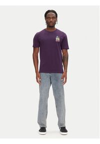 Volcom T-Shirt Catv A3512552 Fioletowy Classic Fit. Kolor: fioletowy. Materiał: bawełna