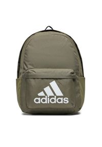 Adidas - adidas Plecak Classic Badge of Sport HR9810 Zielony. Kolor: zielony. Materiał: materiał. Styl: sportowy