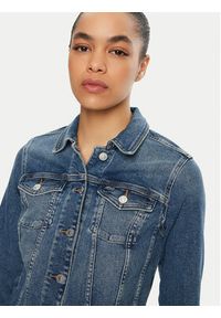 Tommy Jeans Kurtka jeansowa Vivianne DW0DW20158 Granatowy Regular Fit. Kolor: niebieski. Materiał: bawełna