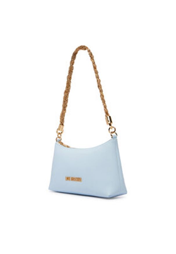 Love Moschino - LOVE MOSCHINO Torebka JC4143PP1OLX0701 Błękitny. Kolor: niebieski. Materiał: skórzane