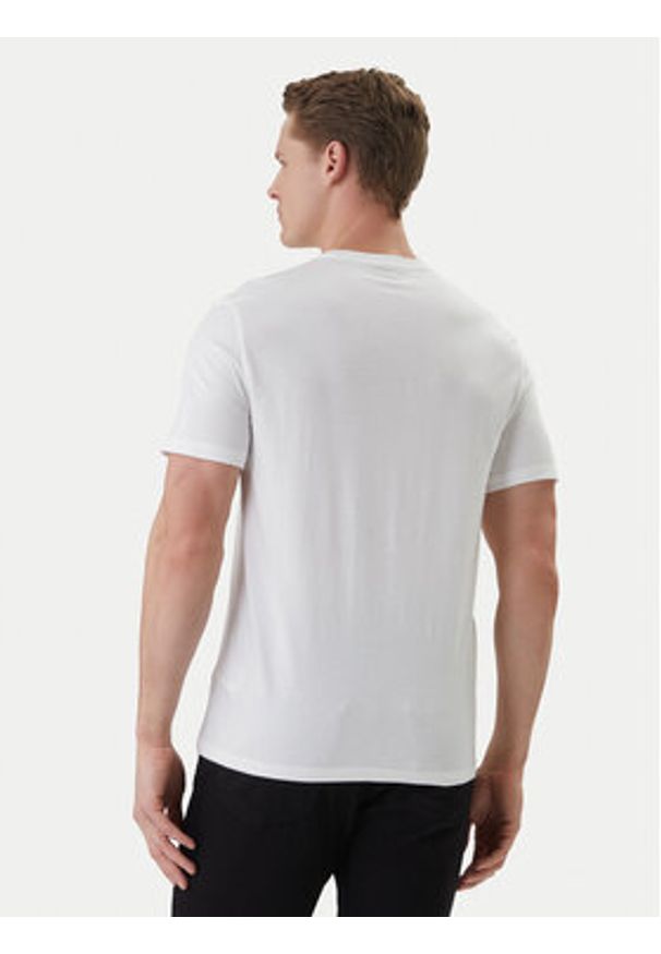 Calvin Klein T-Shirt LV04LF809G Biały Regular Fit. Kolor: biały. Materiał: bawełna