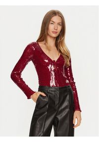 BARDOT - Bardot Body Verona 59471TB Czerwony Slim Fit. Kolor: czerwony. Materiał: syntetyk #1