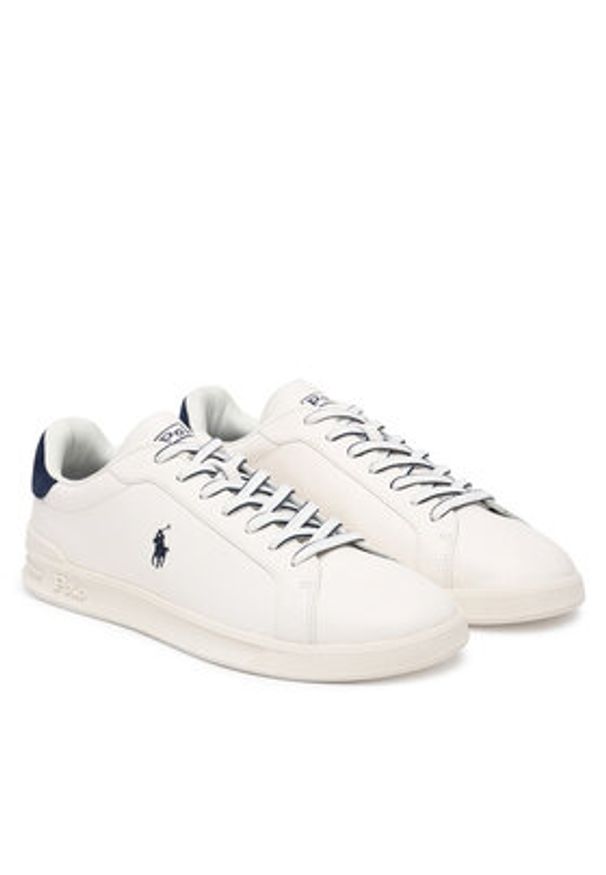 Polo Ralph Lauren Sneakersy 809P01615002 Biały. Kolor: biały. Materiał: skóra