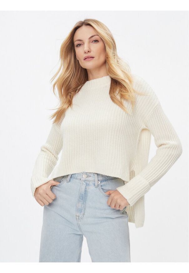 MAX&Co. Sweter Notte 73641623 Beżowy Regular Fit. Kolor: beżowy. Materiał: wełna