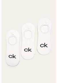Calvin Klein - Stopki (3-pack). Kolor: biały
