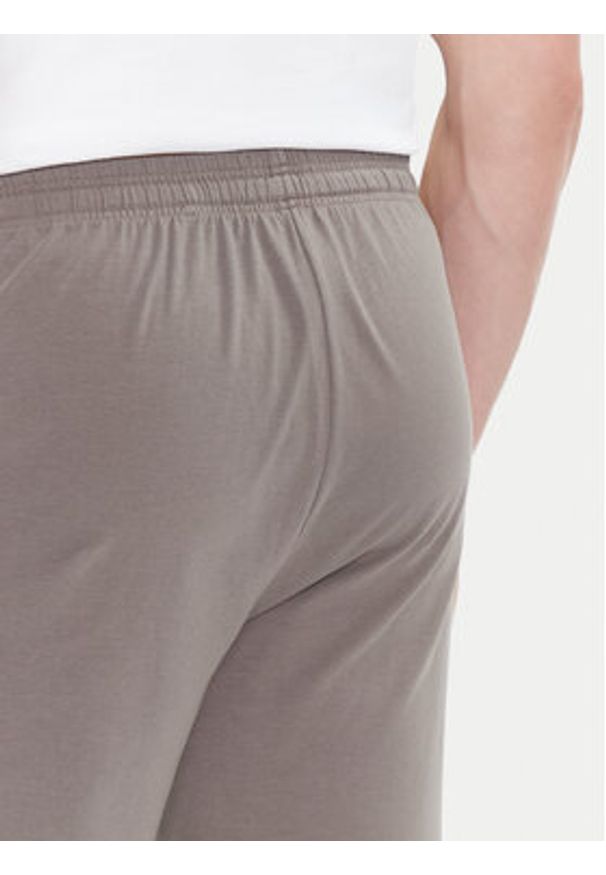 BOSS Szorty sportowe Mix&Match 50515314 Brązowy Regular Fit. Kolor: brązowy. Materiał: bawełna. Styl: sportowy