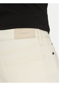Calvin Klein Szorty jeansowe K10K114078 Écru Slim Fit. Materiał: bawełna #5