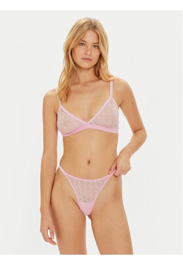 Guess Biustonosz braletka O3BC18 KBXA0 Różowy. Kolor: różowy. Materiał: syntetyk