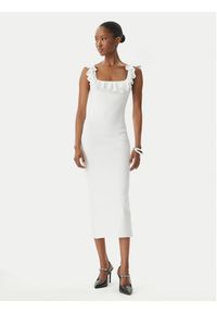 MICHAEL Michael Kors Sukienka codzienna MS683CG33D Biały Slim Fit. Okazja: na co dzień. Kolor: biały. Materiał: wiskoza. Typ sukienki: proste. Styl: casual #4