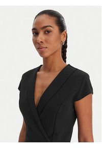 Morgan Sukienka koktajlowa 261-RIXO Czarny Slim Fit. Kolor: czarny. Materiał: syntetyk. Styl: wizytowy #4