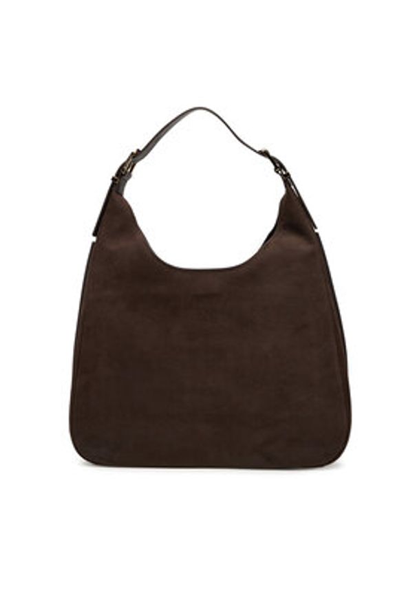 MICHAEL Michael Kors Torebka Nolita 30F4GY5H3T Brązowy. Kolor: brązowy. Materiał: skórzane, zamszowe